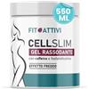 FITOATTIVI NATURA E BENESSERE Crema Anticellulite Forte Rassodante Tonificante Effetto Freddo 550ml, Body Cream con Caffeina, Mentolo e Fosfatidilcolina, Crema Rassodante Gambe e Glutei e Addome, Made in Italy
