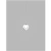 Vistosi PUPPET RING SOSPENSIONE P BIANCO SFUMATO ORO SATINATO 1 LUCE ATTACCO G9