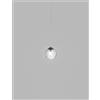 Vistosi PUPPET RING SOSPENSIONE P CRISTALLO TRASPARENTE NICKEL NERO SATINATO 1 LUCE ATTACCO G9