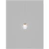 Vistosi PUPPET RING SOSPENSIONE P CRISTALLO TRASPARENTE ORO SATINATO 1 LUCE ATTACCO G9