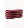 Westwing Collection Panca imbottita in velluto con vano contenitore Alto