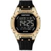 NAVIFORCE Orologio digitale multifunzione da uomo, alla moda, impermeabile, sportivo, per donna e uomo, con cinturino in silicone colorato, oro, Classico