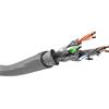 Goobay Cavo di rete CAT 6A, S/FTP (PiMF), grigio, 50 m - conduttore in rame (CU), AWG 26/7 (intrecciato), guaina del cavo priva di alogeni (LSZH)