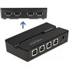 Delock - Commutatore USB per la condivisione di periferiche - 4 x USB2.0 - Desktop (11494)