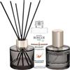 Maison Berger Paris Set regalo diffusore di aromi Rosalie grey + confezione di ricarica e spray per la casa Intensive Glitter