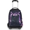 ZAINO TROLLEY JACK SEVEN 8 RUOTE DETACH SHADOWS OF COLOR AMETISTA
