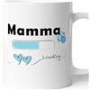 Tazza in Ceramica Festa Della Mamma MAMMA LOADING - Humor - Happy Mother'S Day -