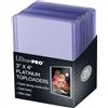 Ultra Pro 3" X 4" Ultra Clear Platinum Toploader 25ct for Pokemon, MTG, Baseball