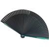 WAGHAVEN Ventaglio a mano pieghevole realizzato a mano con tessuto morbido portatile ventilatore portatile per viaggi decorazioni per la casa o regalo per donne decorazioni per la casa