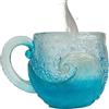 Generic da caffè costiera - Contenitore in da 350 ml | Bicchieri a tema mare | d'acqua | Porta bevande fredde | Cocktail Whisky Birra Vino Liquore Succo Soda, Cucina di Casa Bar Patio
