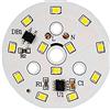 EXMOCIS Smart IC LED Chip 18W 15W 12W 9W 7W 5W 3W SMD2835 Lampada a LED di alta qualità Chip per perle per downlight Lampadina Fari illuminazione all'aperto-7W 220V._Bianco caldo