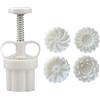 YIGZYCN 20g Materiale Plastica Mooncake Stampo Fiore Francobolli Luna Torte Stampi per Mid-Autumn Festival FAI DA TE Cottura Mooncake Uso Mooncake Francobolli