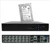 RVT DVR 16 CANALI HARD DISK 1 TB IBRIDO 2 MPX CLOUD P2P con HDD 4 TB APP XMEYE