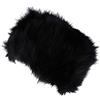 Colcolo Cappello Da Cosacco Caldo Invernale per Donna Cappellino Russo con Paraorecchie Morbidi, Nero, 60cm