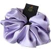 YKAFADE Scrunchies - 4 elastici per capelli in seta da donna, in morbido raso, per coda di cavallo, per donne e ragazze, colore: lilla