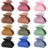 eaacaa 12 pezzi 4 cm Piccolo fermaglio per capelli, semplice francese clip per capelli opachi, mini clip per capelli, antiscivolo, accessorio per capelli (multicolore)