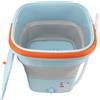 Generic Mini da Lavare, Pieghevole e di Lavatrice Leggera 11,5 L per il Dormitorio per Viaggiare per L'hotel (Plug 220v)