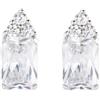 Amen Gioielli, Orecchini Princess, Orecchini Donna Argento 925, Rodiato con Zirconi Bianchi, Regalo Donna