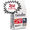 EXCLUSION DIET CANE HEPATIC ADULT MEDIUM LARGE MAIALE, RISO E PISELLI 12 KG [PREZZO A CONFEZIONE - acquisto min. 2 confezioni]
