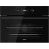 TEKA HLC 8440 C - Forno compatto 45 cm, forno + microonde, sistema di pulizia HydroClean ECO, multifunzione SurroundTemp, 11 funzioni di cottura, touch control, 3 vetri, colore nero