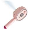 XIAOXIAOYU Spazzola a vapore per capelli - Pettine nutriente portatile ricaricabile - Piastra a vapore ricaricabile per capelli | per acconciature casa, salone, spa, matrimonio, festa di nozze