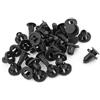 A ABSOPRO 20pz 20mm Lungo dispositivi Fissaggio in plastica Rivetti graffe parafango 8 mm diam. Foro per Auto Sostituzione dell'articolo