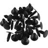 A ABSOPRO Clip para-urti No.6030441 per Auto in Plastica Nera (Set di 30) | Plastica, Per Dodge, Per Ram, Per Chrysler, OE NO.6030441, Lunghezza Totale 22mm, Diametro Testa 18mm