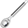 Fackelmann Elementale Cucchiaio Servire, Pasta Biscotti, Palla Gelato, Acciaio Inox Manico Tubolare 19 cm, 1 pz