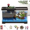 Generic Starter kit per acquario - Kit per acquari con luce LED e filtro, decorazione subacquea antipolvere per scrivania, soggiorno, dormitorio casa