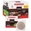 Kimbo, Espresso Napoletano, 400 Cialde Caffè Compostabili ESE, Miscela Forte e Corposa, Intensità 10/13, Tostatura Medio-Scura, 4 Pack da 100 Cialde