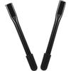CLISPEED Prolunga Maniglia Freno per Sedia a Rotelle, 2 Pezzi in Acciaio | Tubo Adattatore 4, 3x18, 8mm, Montaggio su Due Lati, Nero, per Anziani e Mani Deboli