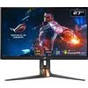 ASUS ROG Swift PG27UQR Monitor Gaming 27 pollici, 4K UHD (3840 x2160), Fast IPS, 160 Hz, 1 ms GTG, FreeSync Premium Pro, Overdrive variabile, DisplayHDR 600, Nero