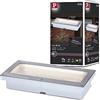 Paulmann 94337 Luce da esterni LED Brick, rilevatore di movimento IP67 200x100 mm angolare 1x1,6 Watt alluminio, grigio metallo, acciaio legato 3000 K