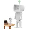 Générique Luce notturna magnetica, lampada da scrivania a LED astronauta,Supporto per telefono mobile di notte - Ornamento del blocco di costruzione 'ufficio, lampada robot divertente per