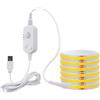 Generico Striscia LED Con Sensore Di Movimento Per Interni,91 cm Rilevamento Automatico Alimentato a USB,Striscia LED per Armadio Attivata a Movimento | Per Armadio Scale Camera Da Cucina Dispensa