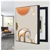 Qulamrdk Copri Quadro Elettrico Decorativo Copertura Decorativa Moderna Scatola Copertura Decorazione Dipinti Coperchio Decorativo per Scatola Elettrica(F,40x50cm)