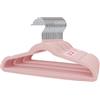 Stormix Grucce per bambini, confezione da 32 grucce antiscivolo, in velluto con intagli sulle spalle, per armadio, rosa