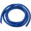 PATIKIL Cordino in pelle intrecciata rotonda, 5 mm, corda in pelle intrecciata rotonda piegata per artigianato, creazione di gioielli, collane e bracciali, blu navy (1,1 iarde)