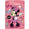 Clondo Coperta Plaid Per Bambini, Per Minnie Fan, Morbido Pile Bambina, Idea Regalo, Gadget, Super Soffice