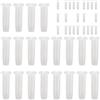 Generic Kit Occhielli Per Racchetta - Cento Occhielli In Nylon Bianco Trasparente, Parti Di Supporto Corda | Accessorio Per Riparazione Assorbimento Degli Urti, Cura Di Attrezzature Sportive Per Principianti