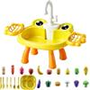 Befeixue Giocattolo - Rubinetto Elettrico Interattivo Educativo - Set Gioco Simulazione Lavello Da Cucina Giocattolo | Regalo Compleanno Festa Interno Esterno Casa Soggiorno Balcone
