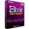 Elixir Corde per chitarra acustica bronzo 80/20 Elixir® Strings con rivestimento NANOWEB®, Baritone (.016-.070)