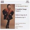 Robin Golding Tchaikovsky: Complete Songs Vol. 2 (CD) Album