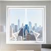 WCHENHUI Magnetica Zanzariera 50 x 125 cm Varie Taglie Zanzariera Finestra Adesiva Senza Foratura e Silenziosa per Corridoi Finestre Patio, Bianco