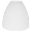 Generico Paralume in Vetro E27 Bianco per Lampada a Sospensione e Lampada da Soffitto, Facile da Installare Foro da 4,2 Cm, per Hotel e Studio