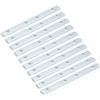 QUARKZMAN 10Pezzi 2020 Connettore Interno A rigo Retta Supporto Giunto, Per Profilo Alluminio T Slot 6Mm, 7 Pollici M5 Argento