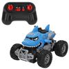 COLORBABY Speed & Go Auto telecomandata squalo, Blu Chiaro o Blu Scuro, 1:24, Effetti di fumo, Suoni e Luci, 6 direzioni, Auto radiocomandate per bambini, RC Veicolo, Giocattoli 4 anni (41362)