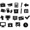 Design Letters - Set Panneau perforé - Nero - Polimetilmetacrilato