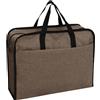 SZLIFE Borsa portadocumenti da lavoro con manico, borsa portadocumenti organizer per uomo e donna, per viaggi di lavoro, riunioni, ufficio, Cachi 41x13x32cm