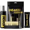 Sneakify Kit Detergente Scarpe 150ml Schiuma Senza Acqua Spazzola Panno Sneakers Stivali